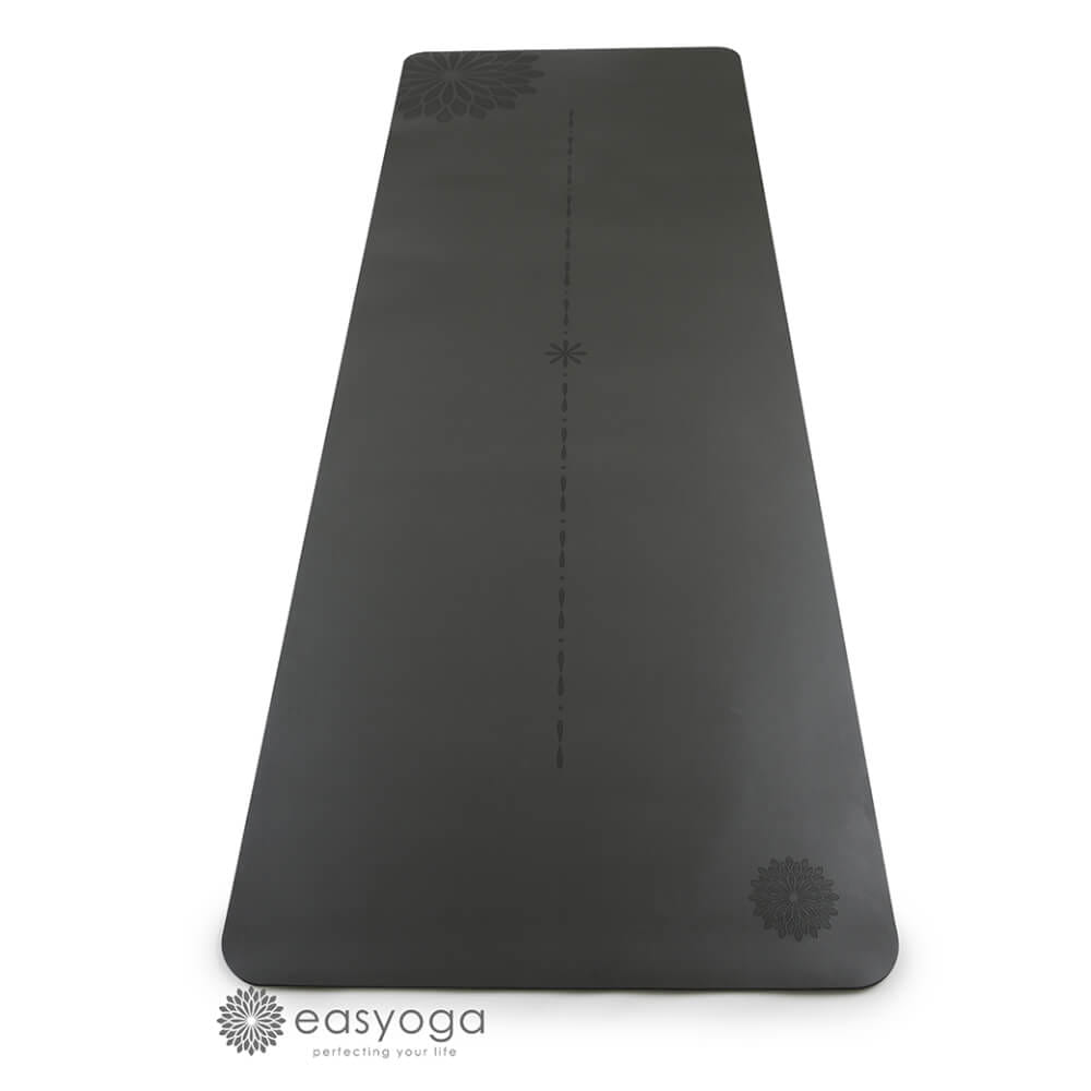 เสื่อโยคะ EASYOGA รุ่น BREATHIN' SPACE PRO MAT สีเทาเข้ม_2